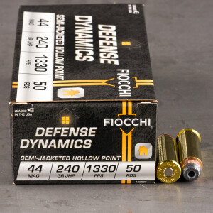 500rds – 44 Mag Fiocchi 240gr. SJHP Ammo