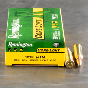 200rds – 308 Win Remington Core-Lokt 150gr. PSP Ammo 200rds – 308 Win Remington Core-Lokt 150gr. PSP Ammo