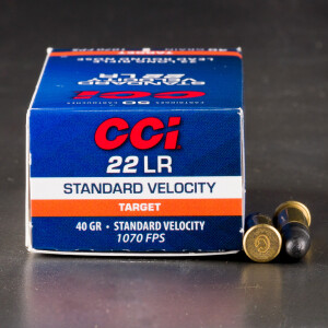 5000rds – 22 LR CCI Standard Velocity 40gr. LRN Ammo