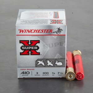 25rds – 410 Bore Winchester Super X 3" 3/4oz. #7.5 Shot Ammo