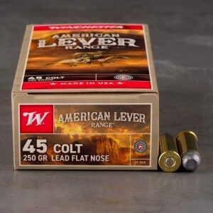 500rds – 45 Long Colt Winchester American Lever Range 250gr. LFN Ammo