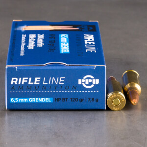 20rds - 6.5 Grendel Prvi Partizan 120gr. HPBT Ammo