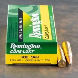 20rds - 300 Savage Remington Core-Lokt 150gr. Pointed Soft Point Ammo