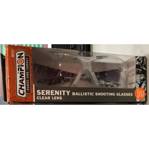 1 Pair - Champion Ballistic Glasses - Clear Lenses