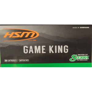 20rds – 243 WSSM HSM 100gr. GameKing SBT Ammo