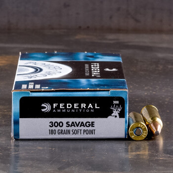 20rds – 300 Savage Federal Power-Shok 180gr. JSP Ammo
