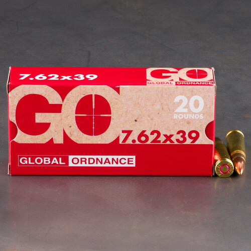 7.62X39 Ammunition for Sale. Prvi Partizan 123 Grain Full Metal