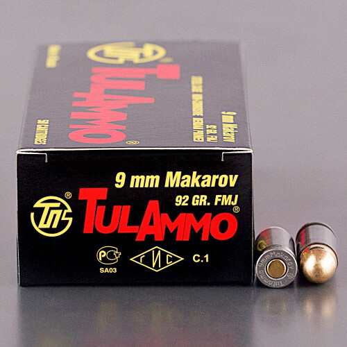 Cheap 9mm Makarov (9x18mm) ammo - Bulk Tula Cartridge Works Full