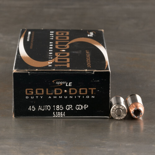 Bulk 45 ACP (Auto) Ammo by Speer for Sale - 500 Rounds